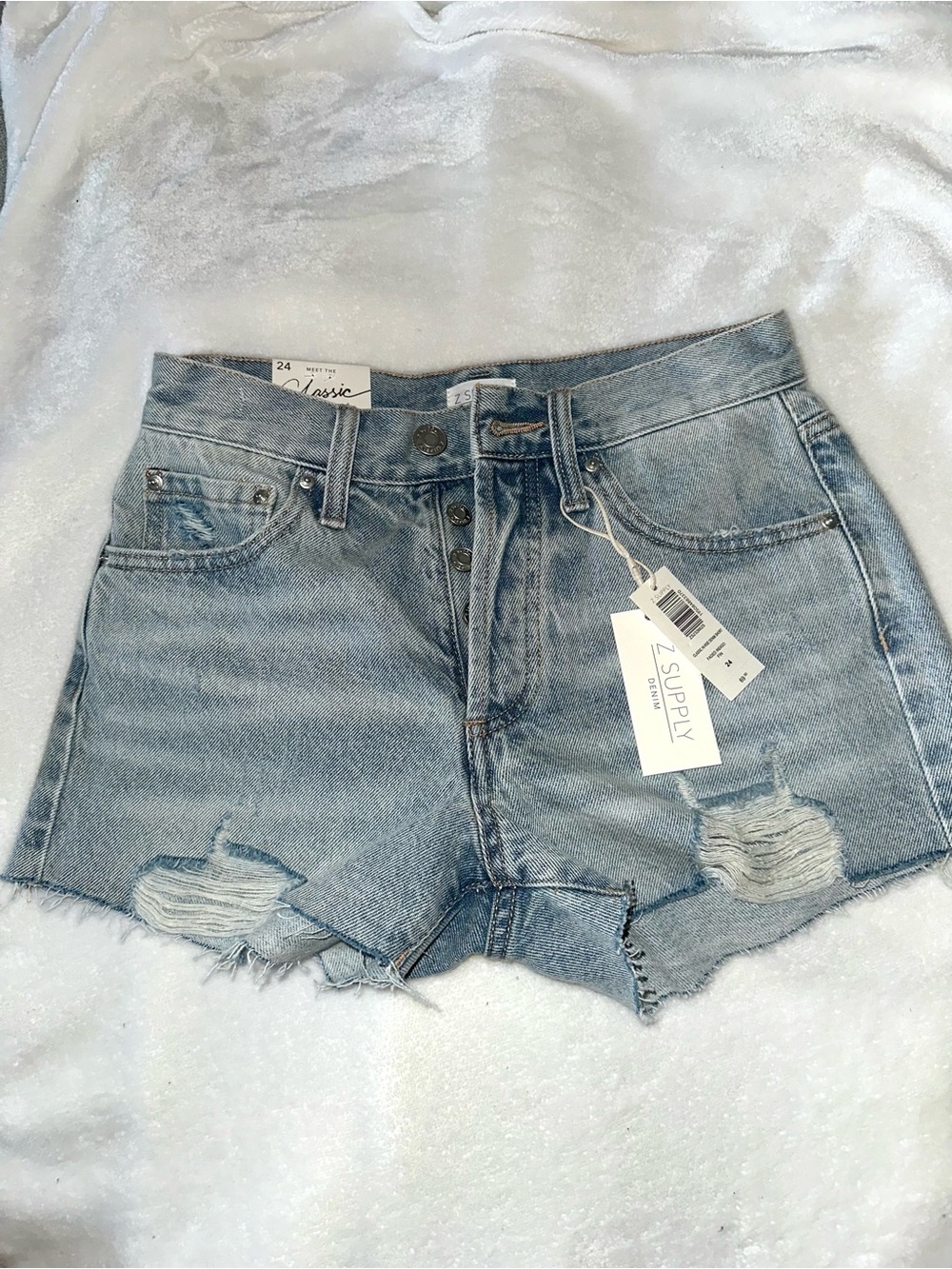 Z supply denim shorts